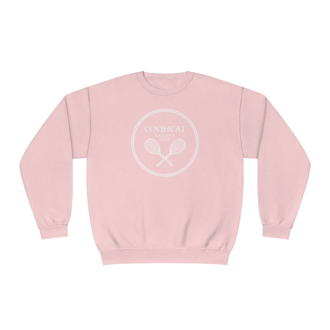 COOHCAT RACQUET CLUB Crewneck Sweatshirt